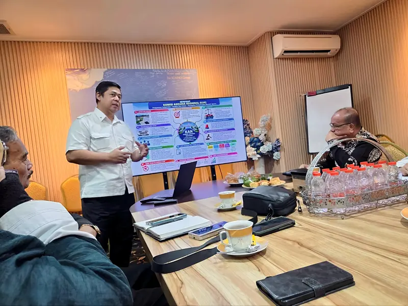 Agung Endrawan menyampaikan gagasan penyelesaian sengketa pertanahan dalam diskusi bersama Kelompok Masyarakat Peduli Agraria